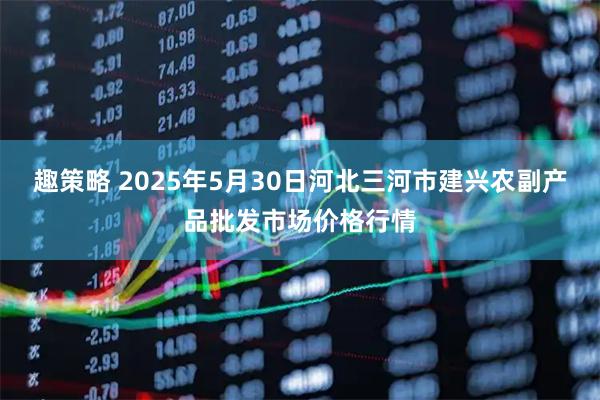 趣策略 2025年5月30日河北三河市建兴农副产品批发市场价格行情